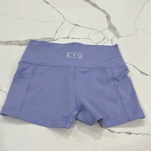 CVG 2.5” inseam lavender workout shorts XS